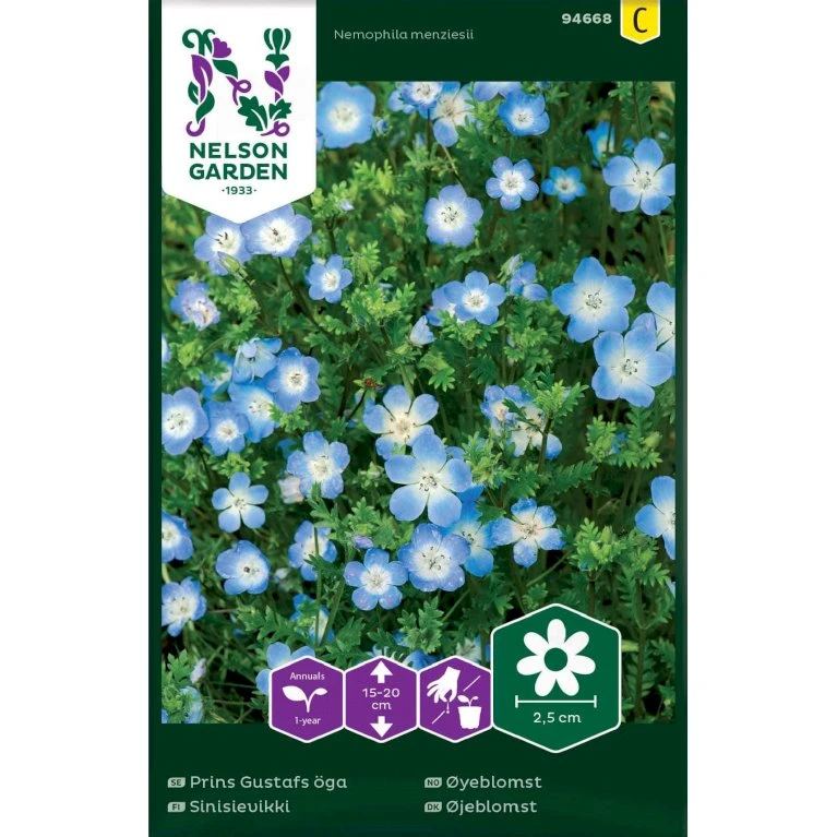 Blå Øjeblomst Nemophila Menziesii Blå Øjeblomst Nemophila Menziesii -Plantetorvet Butik p33955 37294 nemophila menziesii e73e