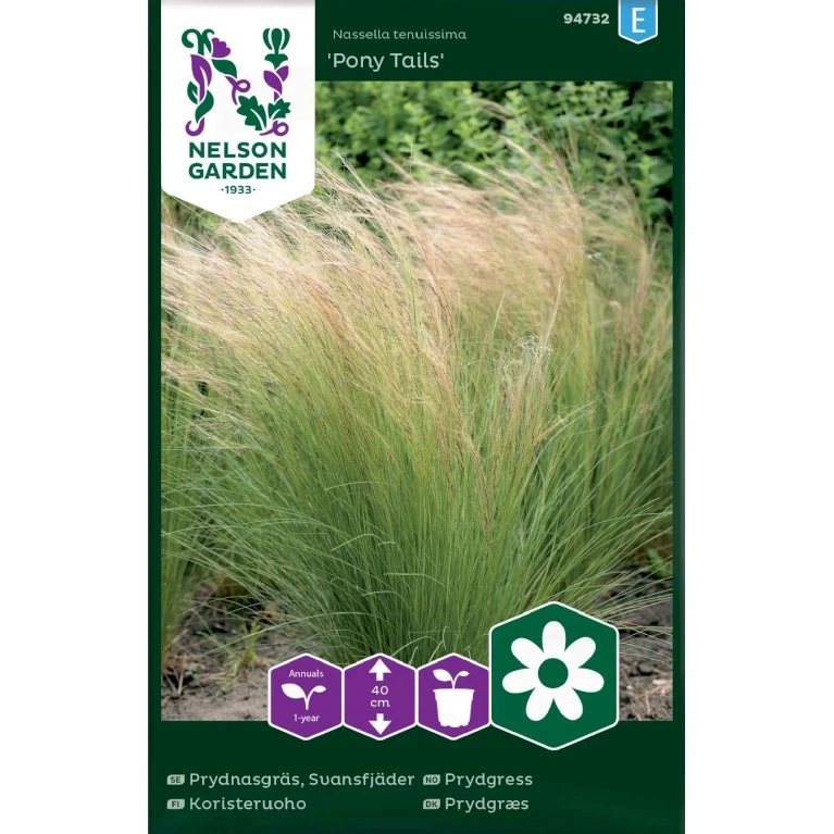 Prydgræs 'Pony Tails' Nassella Tenuissima 'Pony Tails' Prydgræs 'Pony Tails' Nassella Tenuissima 'Pony Tails' -Plantetorvet Butik p33960 37299 nassella tenuissima pony tails d520