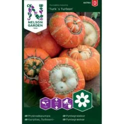Pyntegræskar 'Turk´s Turban' Curcubita Maxima 'Turk´s Turban'